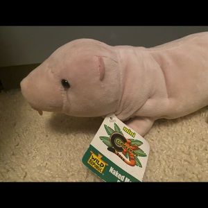 Wild Republic Naked Mole Rat Plush Toy 9 in Zoo Fun School Science NWT